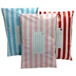 Printed Candy Stripe Polythene Postal Mailing Bag