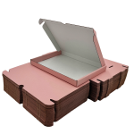 C5 Pink Coloured PIP Boxes